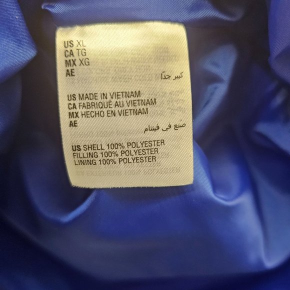 Karen Scott Sport Blue Sleeveless Full Zip Puffer Vest in Size XL - Picture 11 of 12